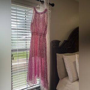 High-Low Floral Dress